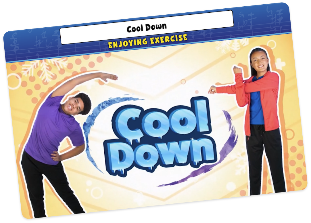 PE Cool Down screen